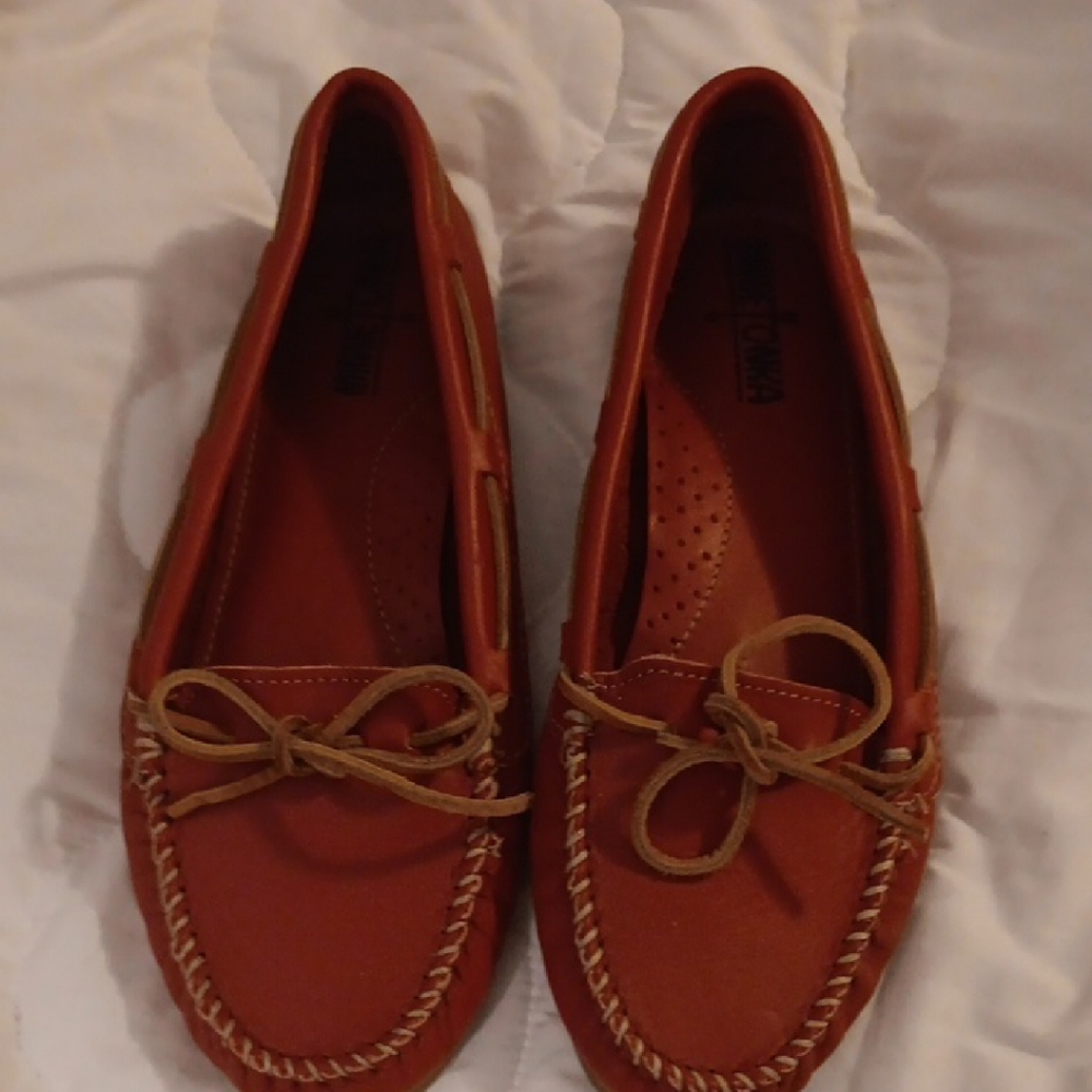 Minnetonka Red Boat Moccasins